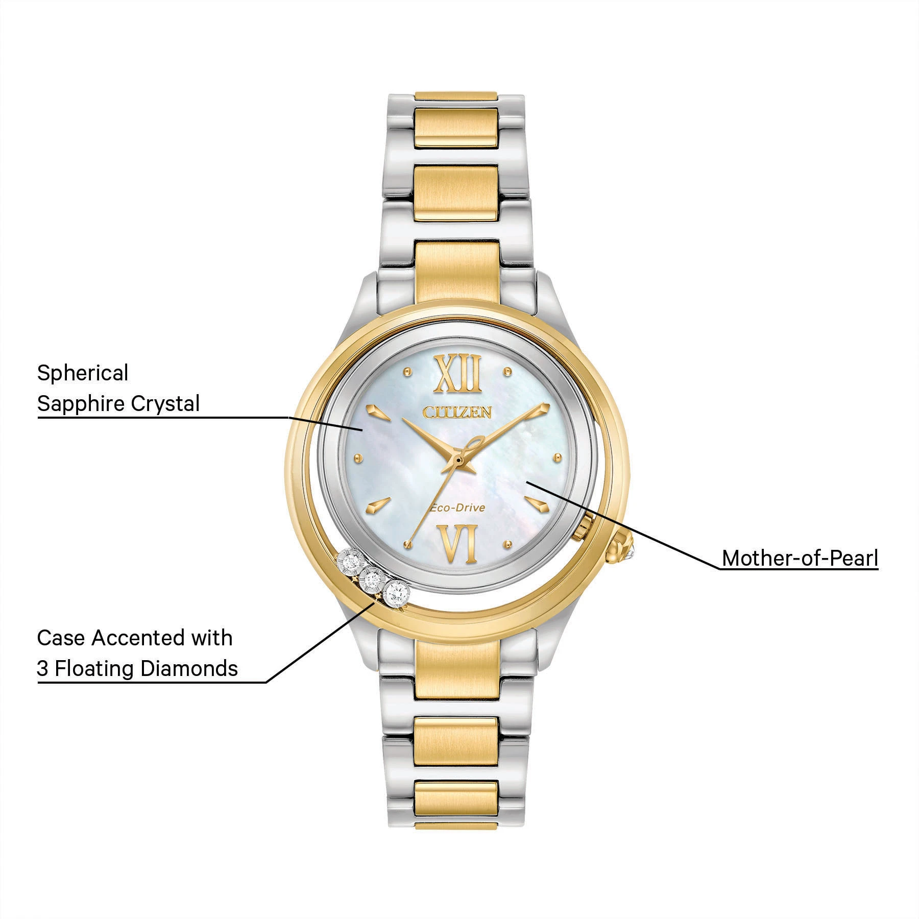 World Perpetual A-T - Men's Eco-Drive EM0514-52D Atomic Watch